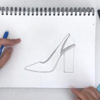 Бесплатный видео-урок по fashion-скетчам: учимся рисовать обувь
